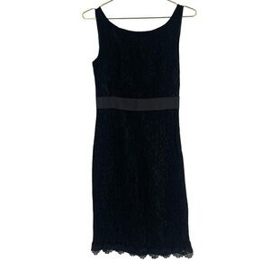 NWT Romy Black Lace Sheath Mini Dress for Cocktail Nights XS